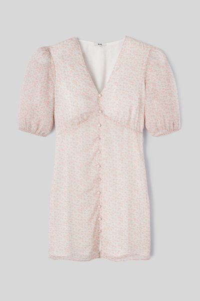 Robe courte imprimée en polyester recyclé