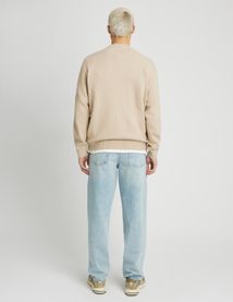 Pull matière fantaisie