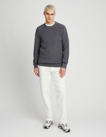 Pull col rond uni