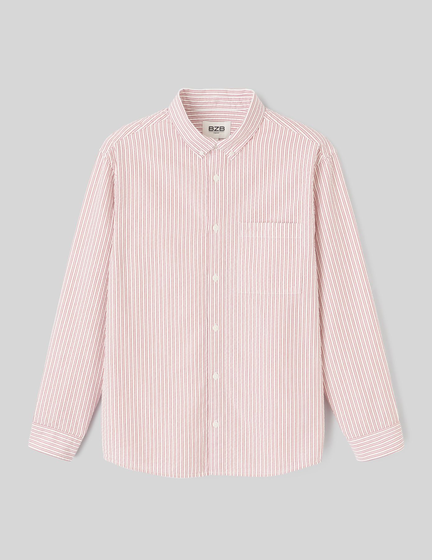 Chemise manches longues ray&eacute;e