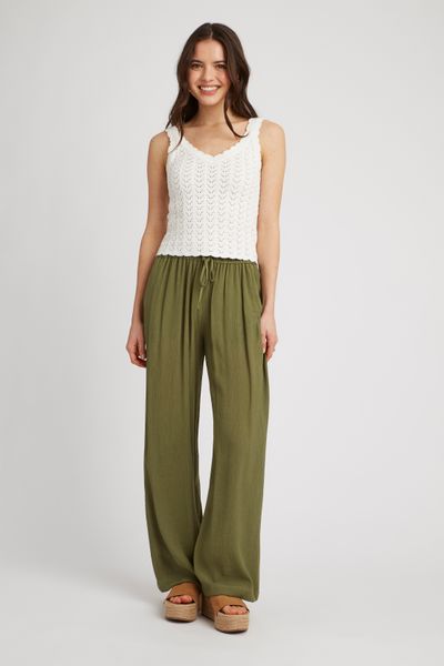 Débardeur ajouré en crochet