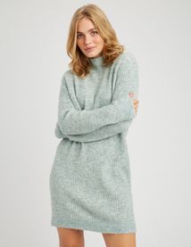 Robe pull col montant