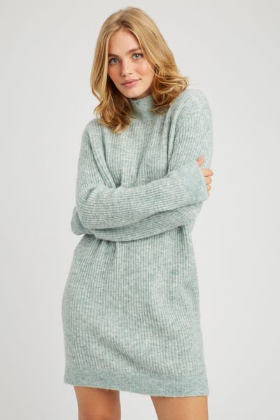 Robe pull col montant