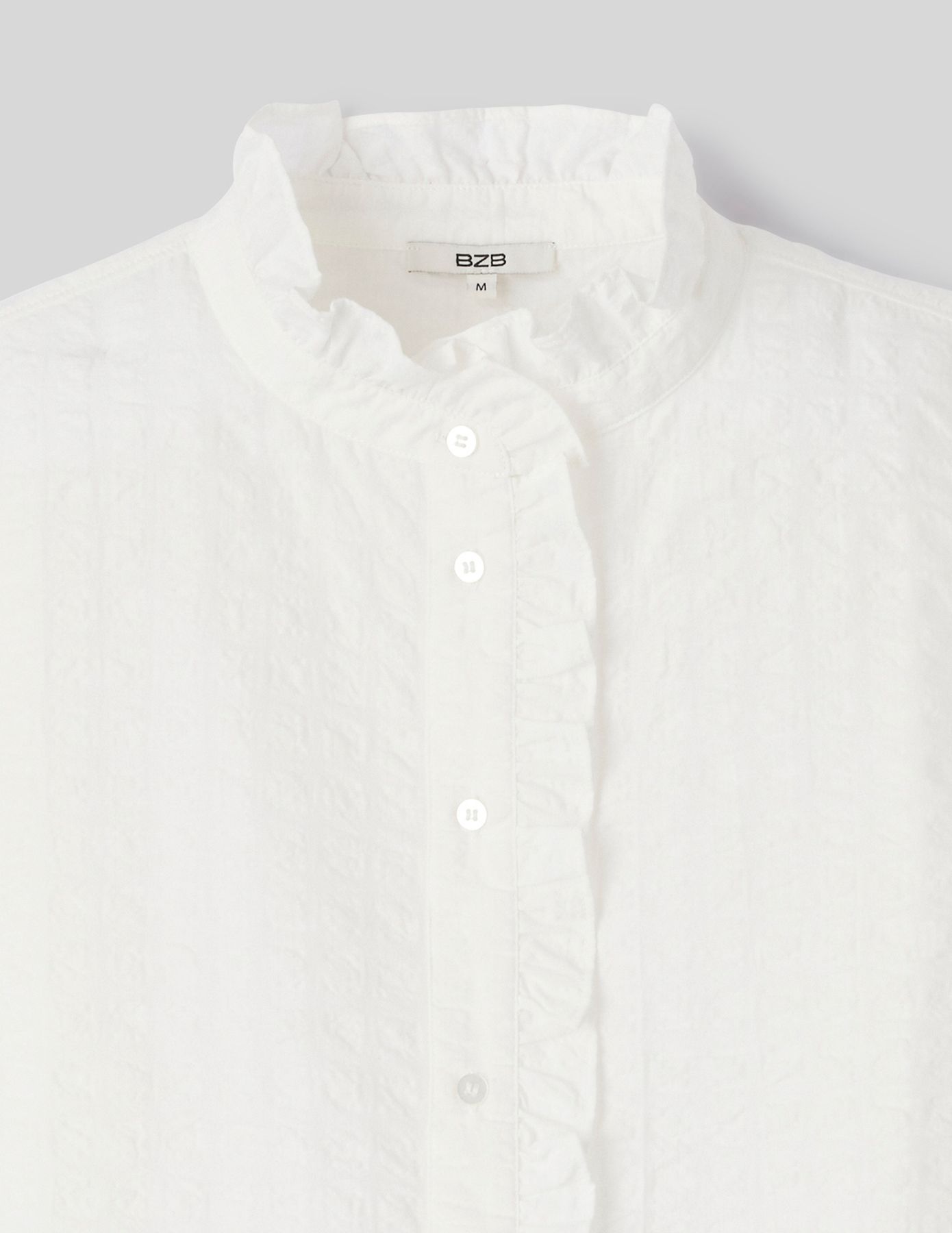 Chemise mati&egrave;re textur&eacute;e