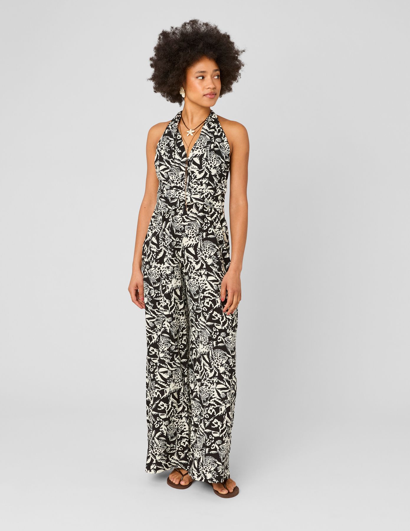 Combinaison imprim&eacute;e en lyocell