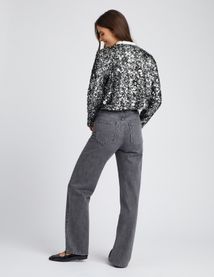 Veste courte sequins