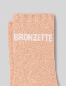 Chaussette unitaire wording lurex