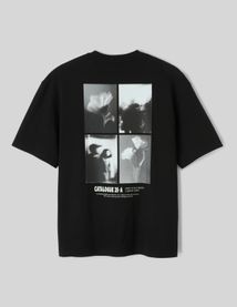 T-shirt imprim&eacute; devant/dos