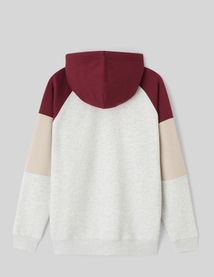 Sweat colorblock à capuche