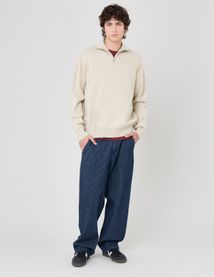 Pull col montant zippé