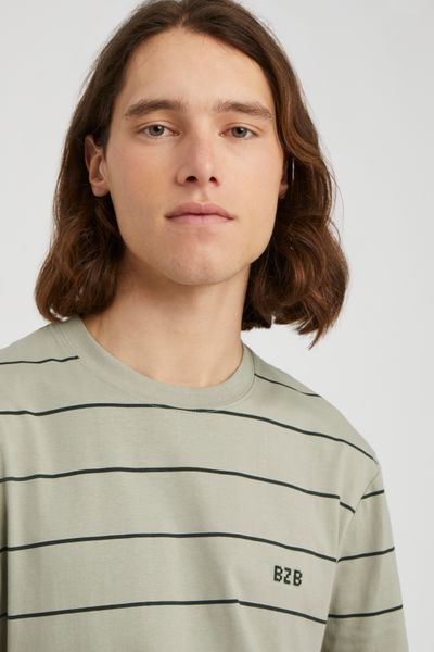 T-shirt oversize &agrave; rayures