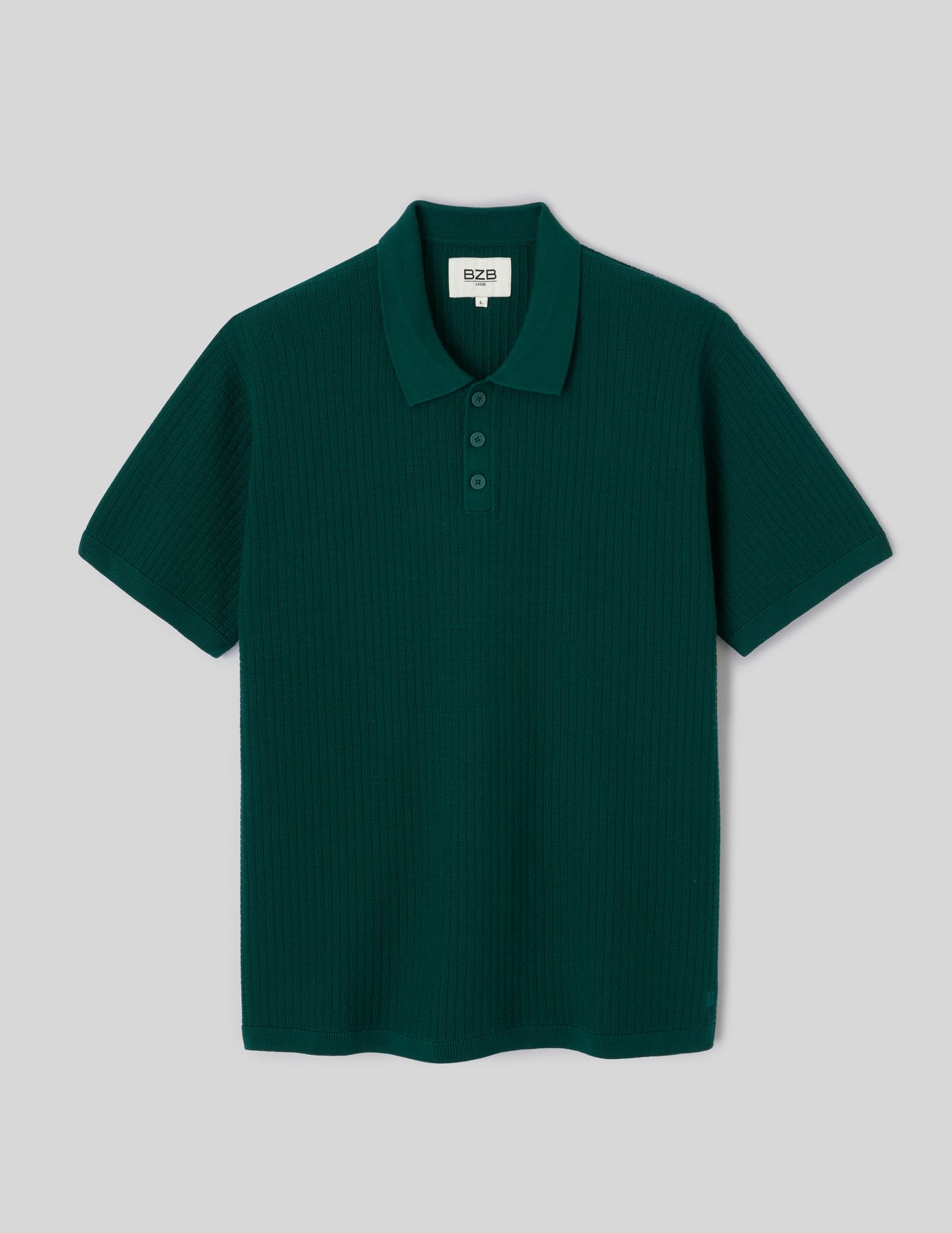 Polo maille c&ocirc;tel&eacute;e