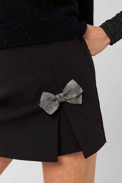 Jupe short portefeuille nœud