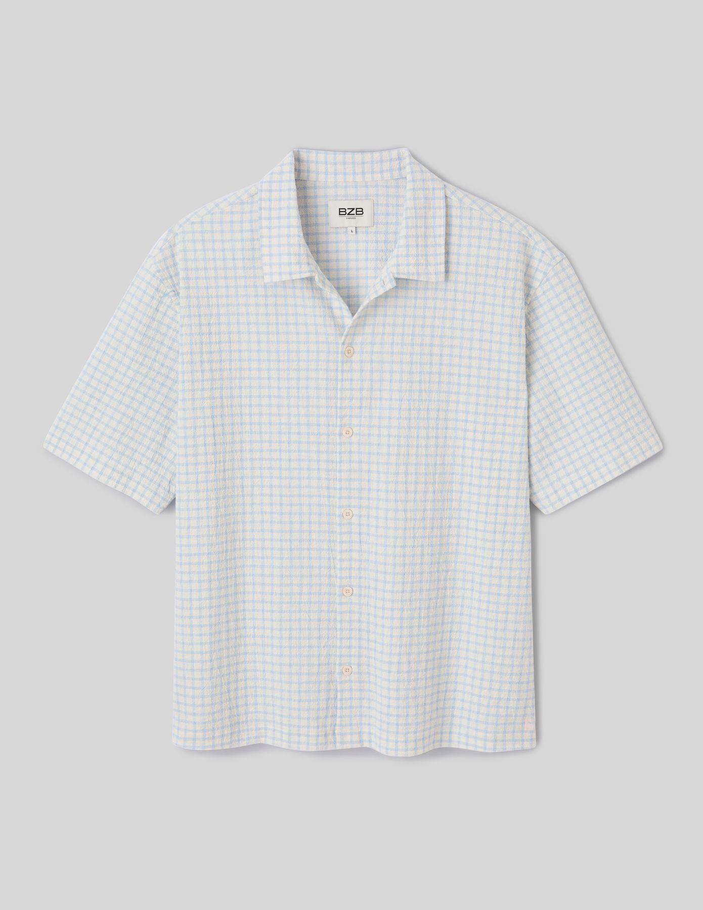 Chemise manches courtes &agrave; carreaux