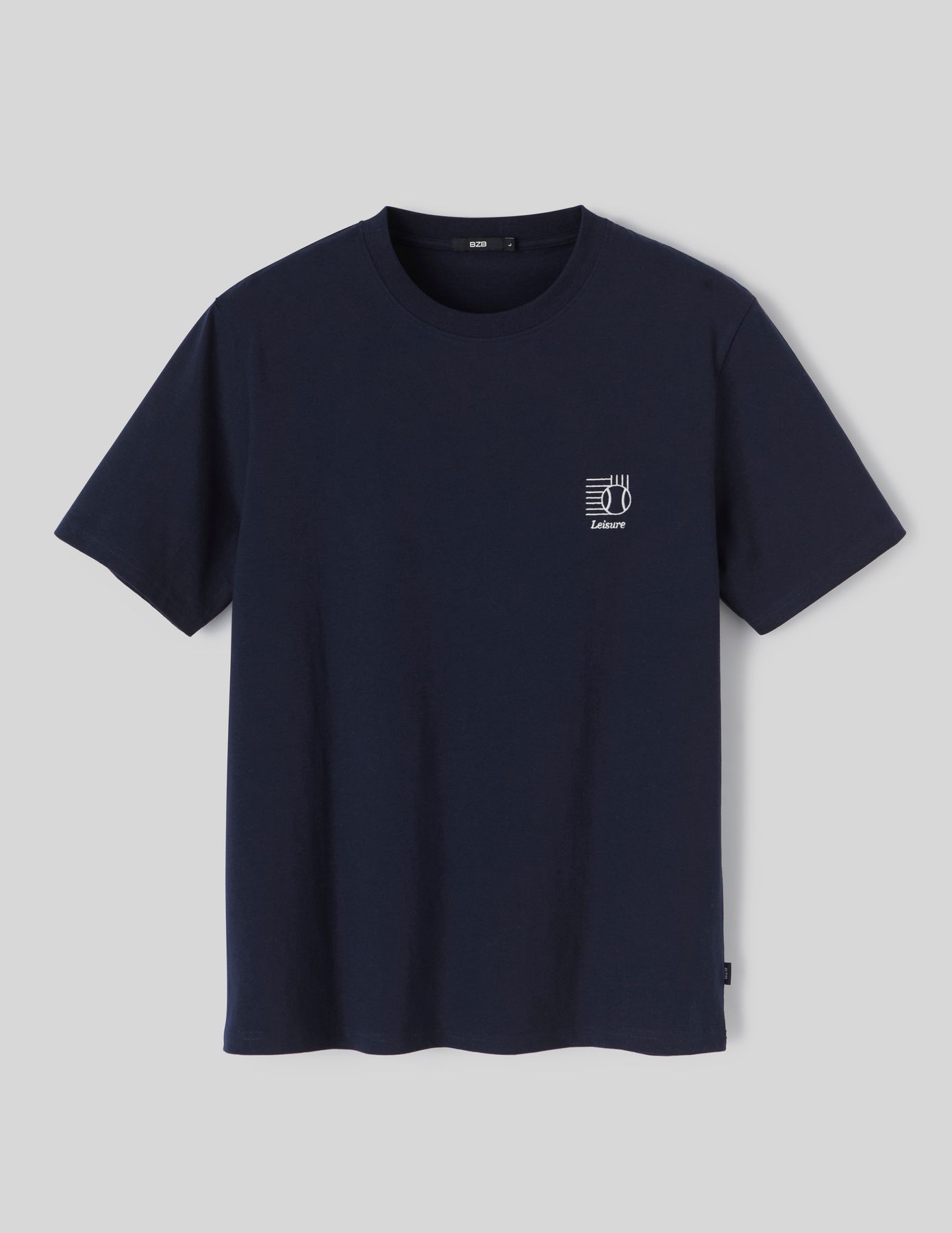 T-shirt brodé à message