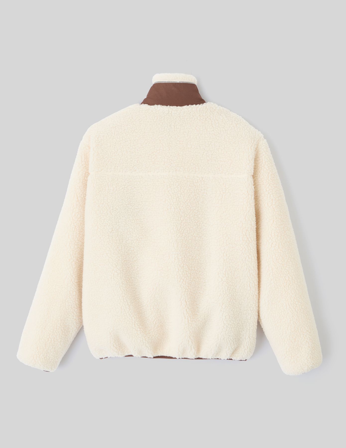 Blouson zipp&eacute; sherpa