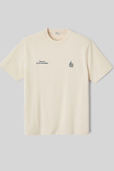T-shirt broderie poitrine