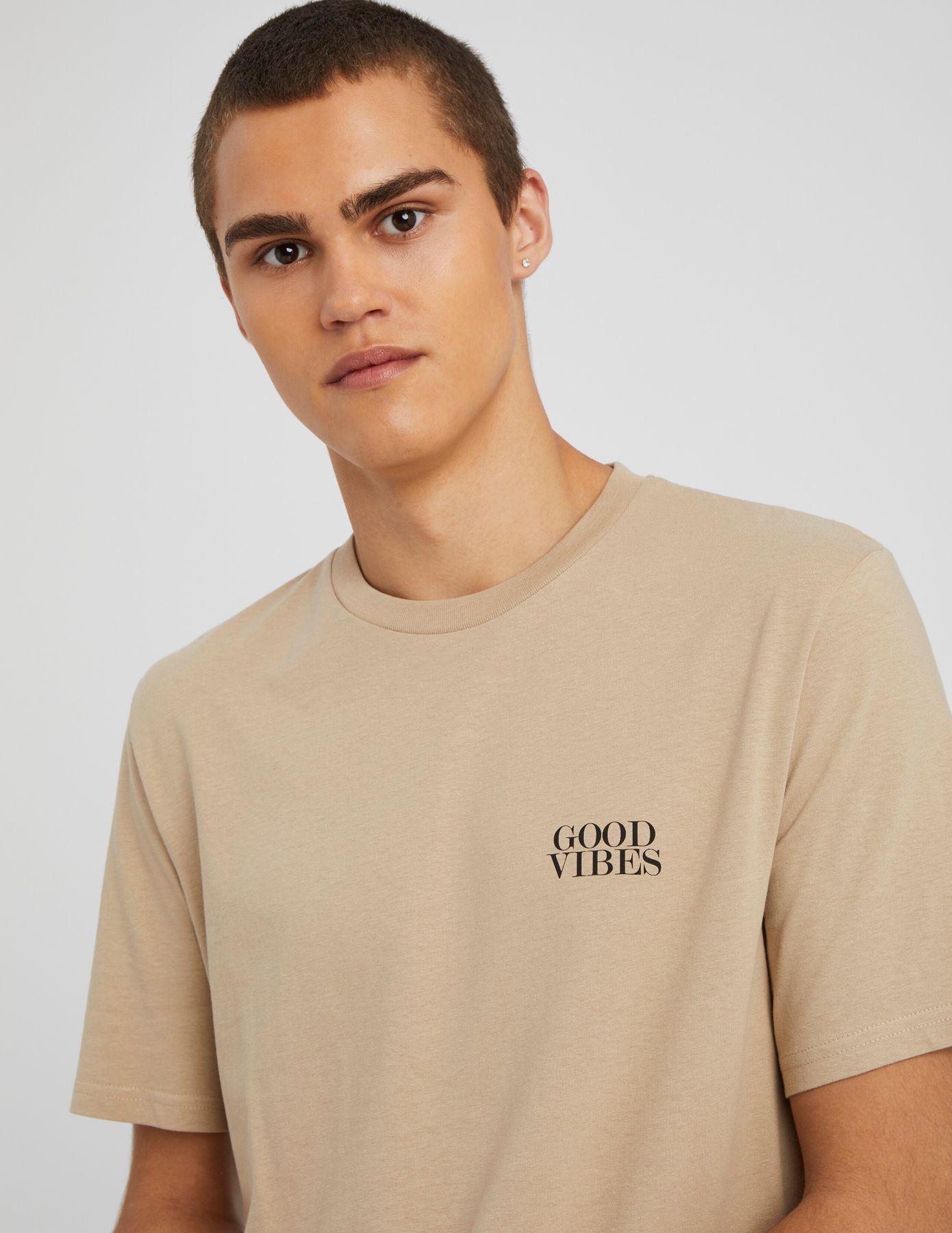 T-shirt imprim&eacute; devant dos