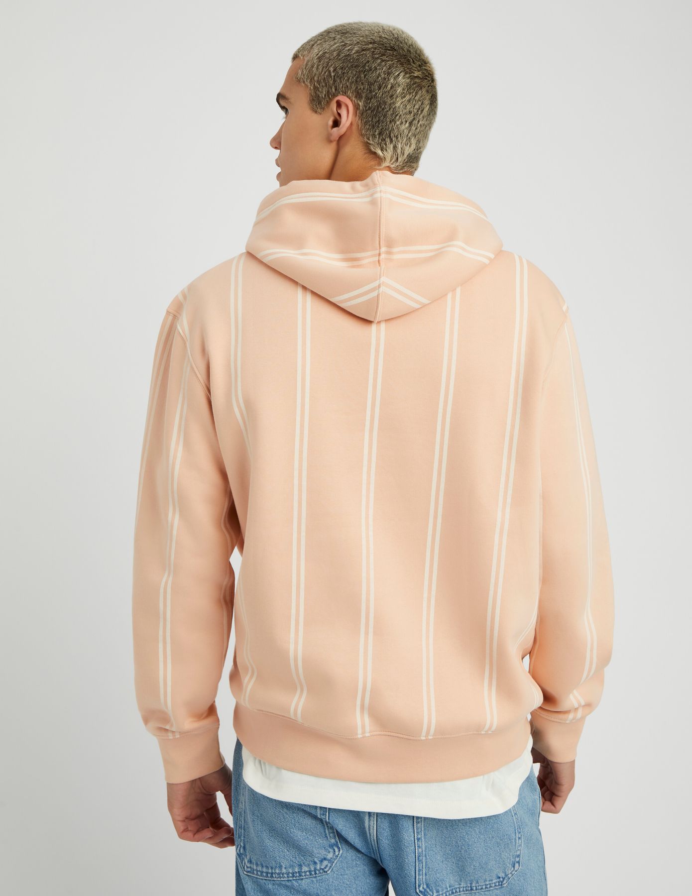 Sweat &agrave; capuche ray&eacute;