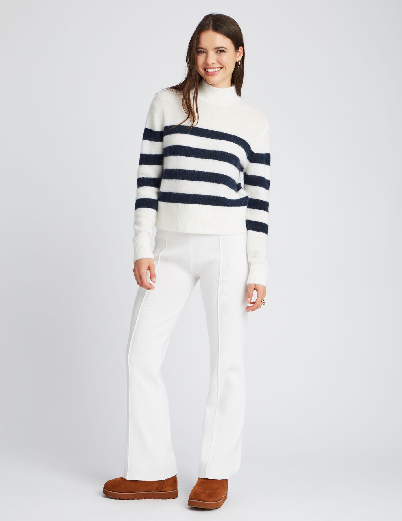 Pull col montant premium