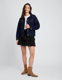 Jupe courte jacquard