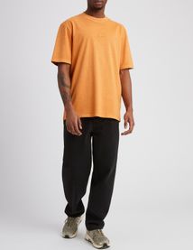 T-shirt message teint en pi&egrave;ce