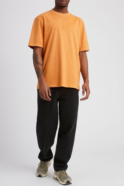 T-shirt message teint en pi&egrave;ce