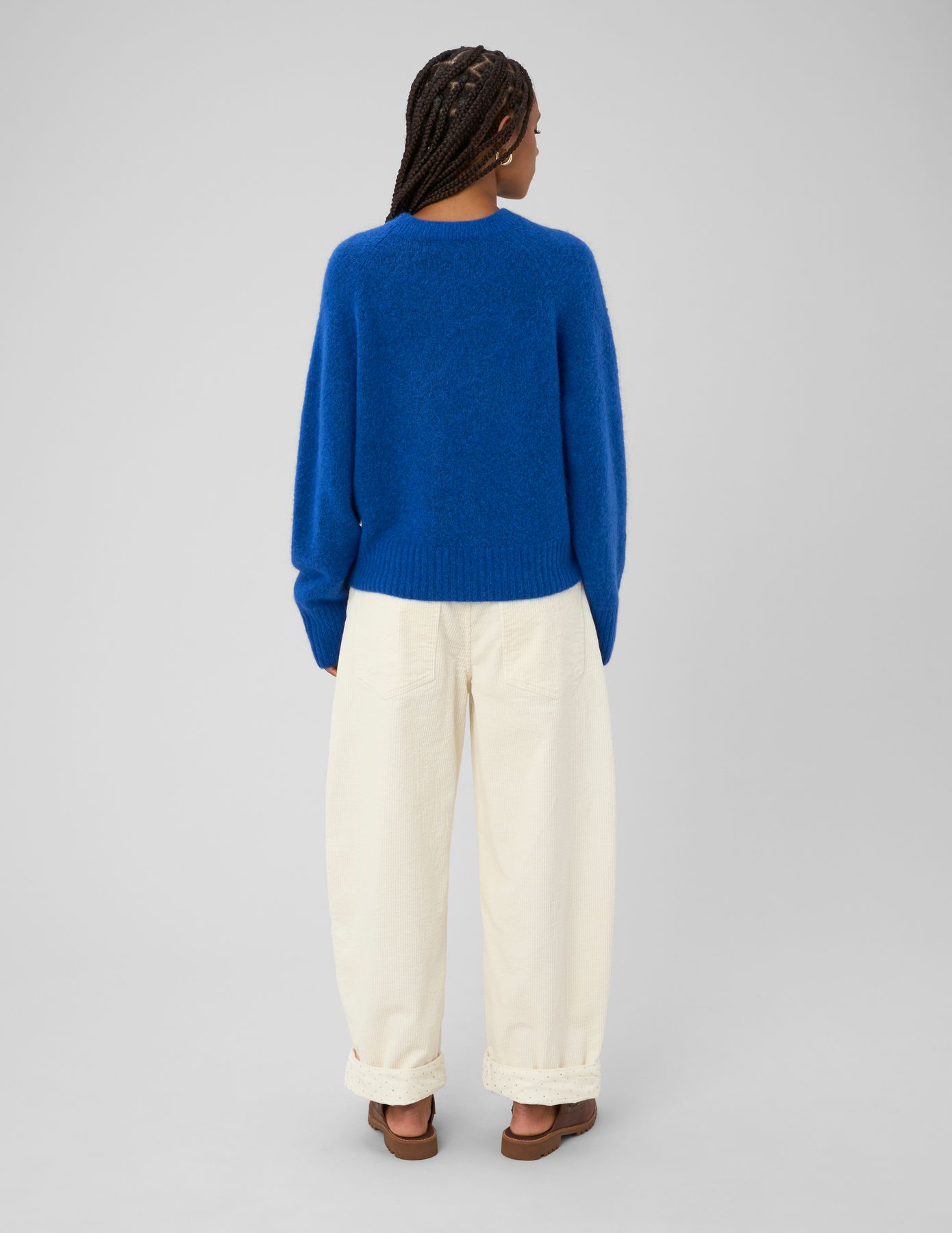 Pantalon balloon en velours