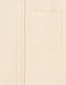 Chemise en velours c&ocirc;tel&eacute;