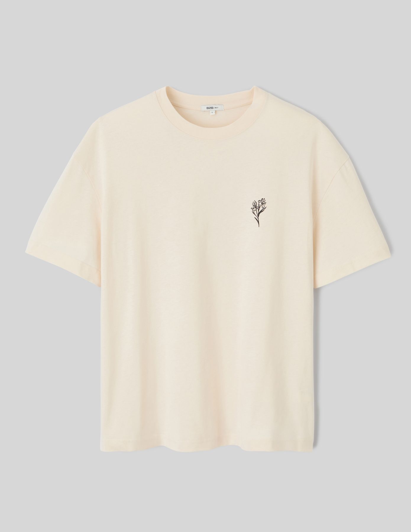 T-shirt patch dos imprimé