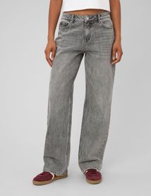 Jean straight taille basse