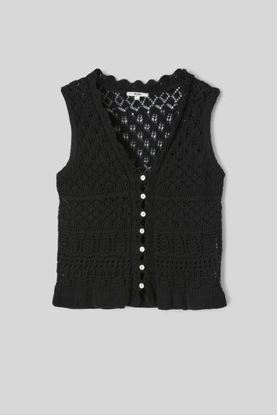 Gilet sans manches crochet