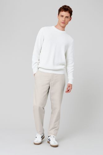 Pantalon de ville coton lin
