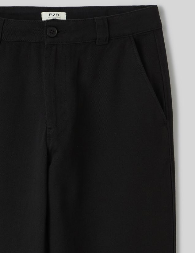 Pantalon chino twill large