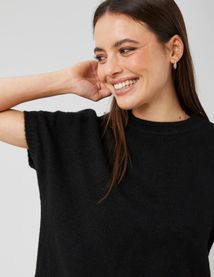 Pull manches courtes nœud dos