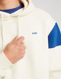 Sweat à capuche colorblock