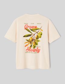 T-shirt imprim&eacute; devant/dos