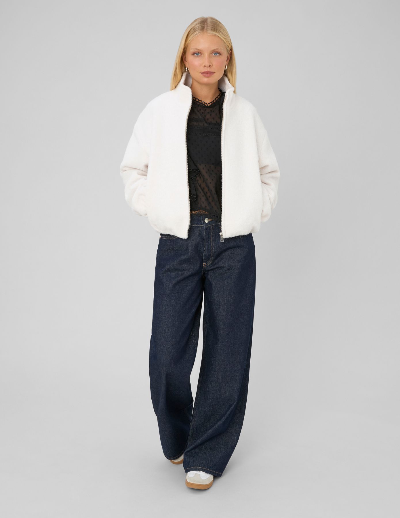Veste zipp&eacute;e sherpa