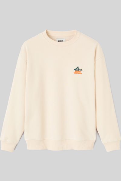 Sweat imprimé devant/dos