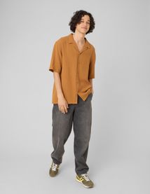 Chemise manches courtes gaze de coton