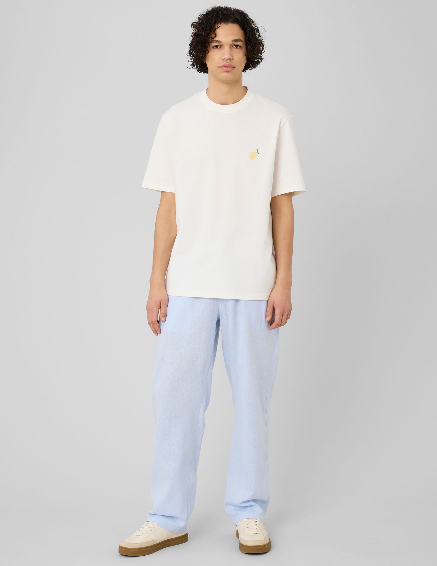 Pantalon de ville fluide viscose lin