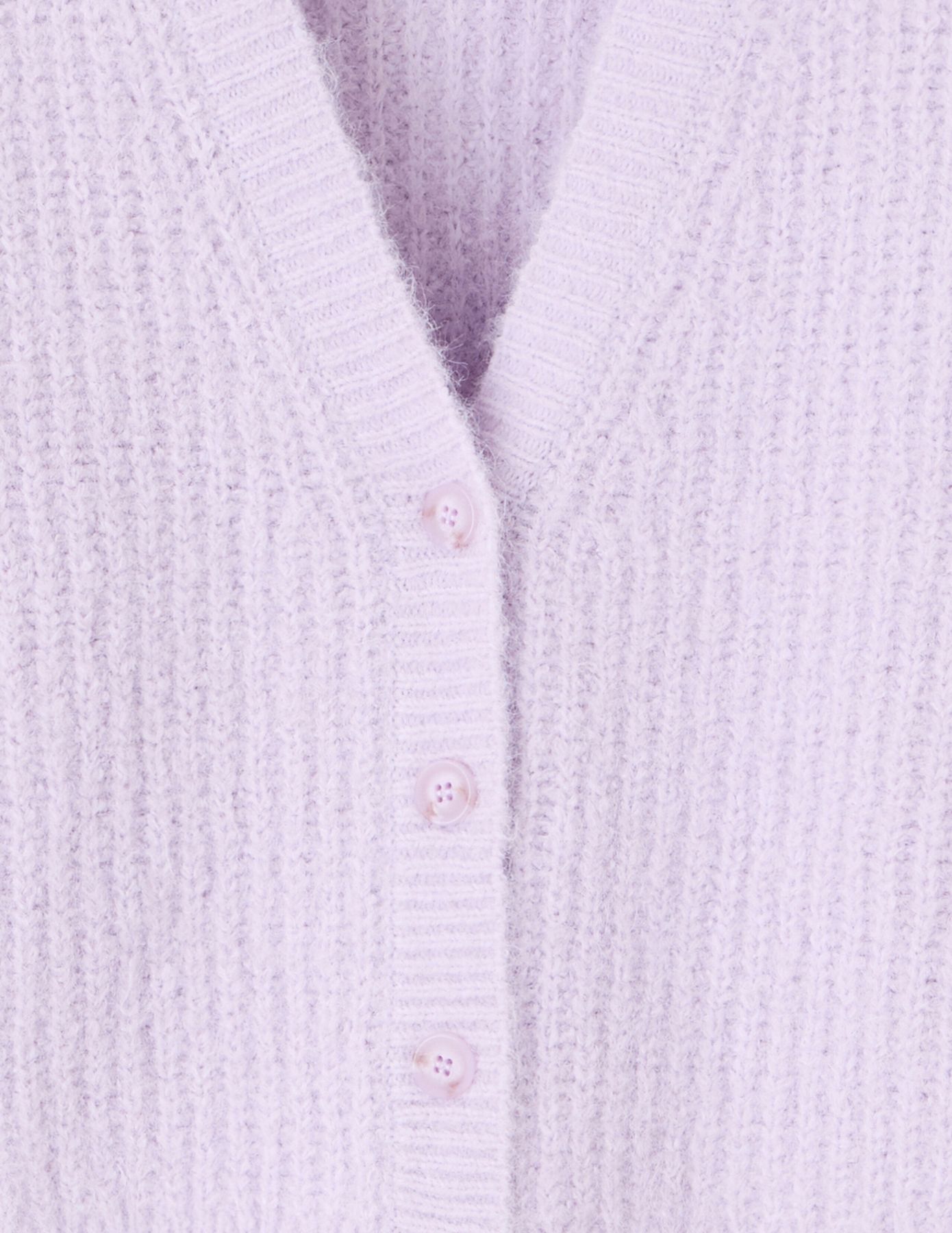 Gilet boutonné maille perlée