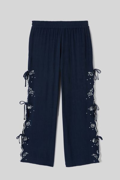 Pantalon broderie