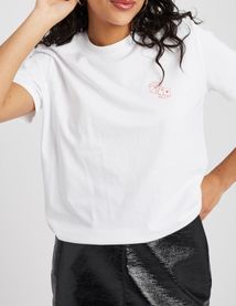 T-shirt St Valentin imprim&eacute; devant/dos