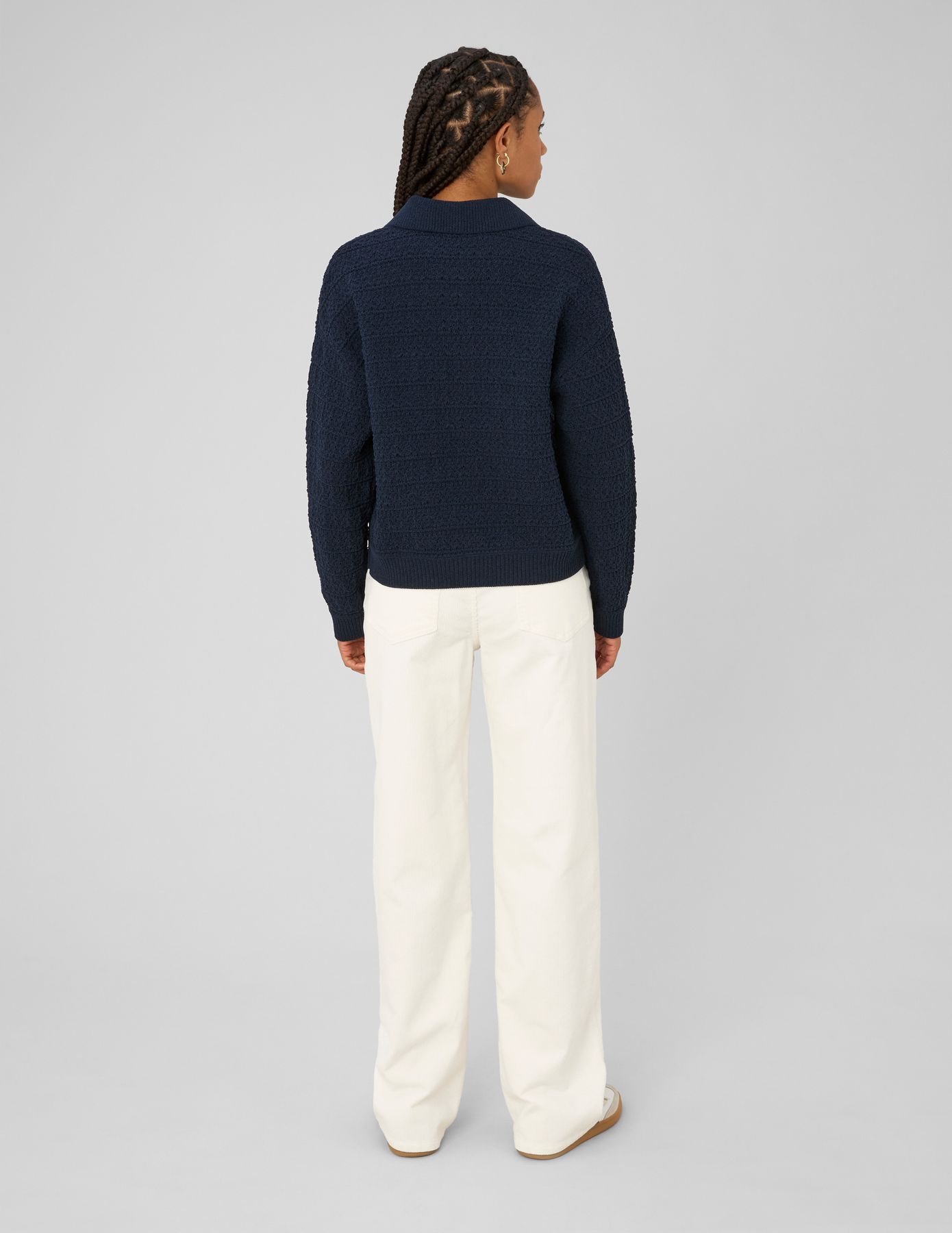 Gilet boutonn&eacute; col polo