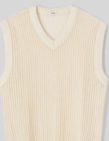 Pull uni sans manches