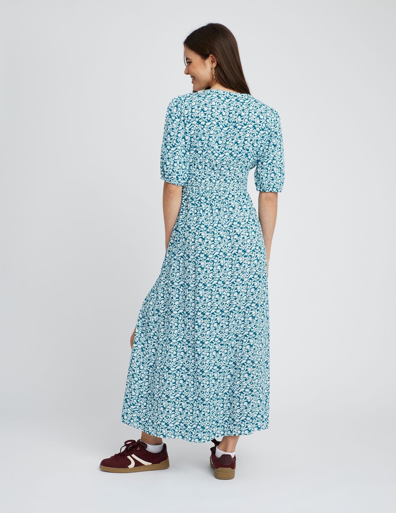 Robe longue imprimée