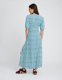 Robe longue imprimée