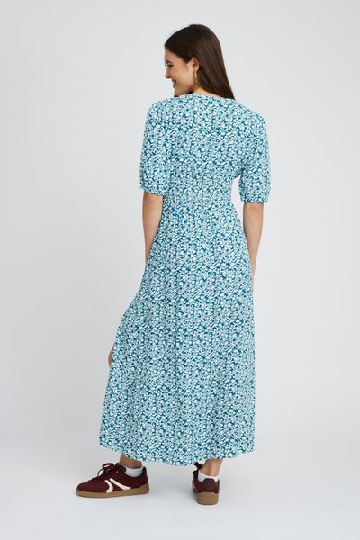 Robe longue imprimée