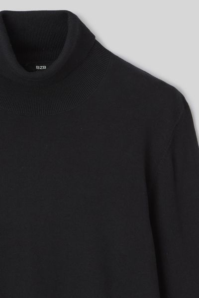 Pull col roulé